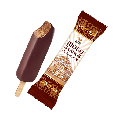 Эскимо шоколадное в шоколадной глазури